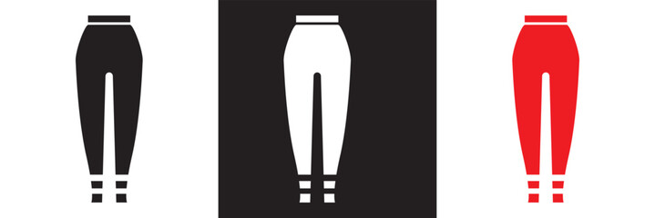 leggins icon .  Vector illustration. isolated on white and black background. EPS 10