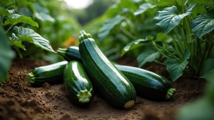 Cultivating zucchini in a residential garden