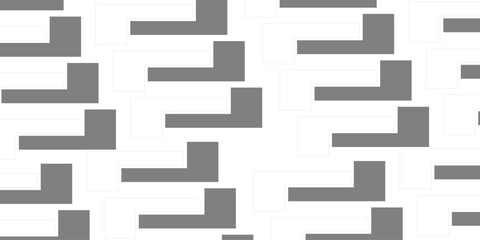 Abstract background with white and gray color technology modern background design. Abstract geometric white and gray color background, vector illustration.