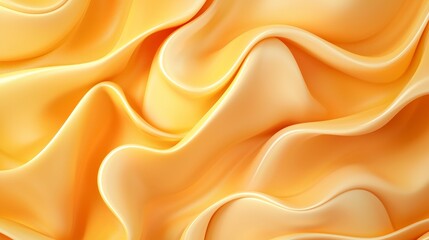 Obraz premium Aesthetic Elegance: Abstract Artistic Yellow Gradient with Smooth Curves and Dreamlike Textures