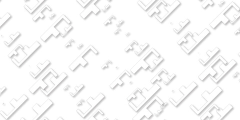 Abstract background with white and gray color technology modern background design. Abstract geometric white and gray color background, vector illustration.