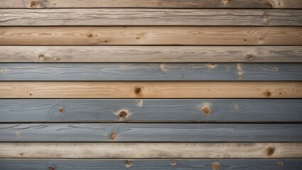 Obraz premium Natural Wooden Board Plank Wall Panel Horizontal Texture. Vintage Wooden Color DIY Background. Reclaimed Wooden Surface. Hardwood Grey Floor, Table, Door, or Structure. Close Up. Copy Space.