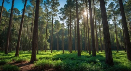 Obraz premium A photograph of the stunning Nature Preserve situated in Jacksonville.
