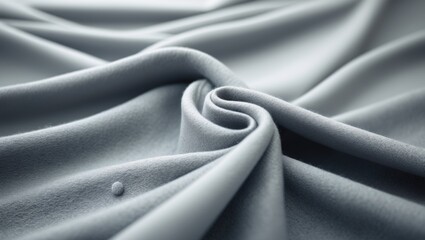 Obraz premium Soft grey felt fabric. Textured surface of felted material in a shade of gray.