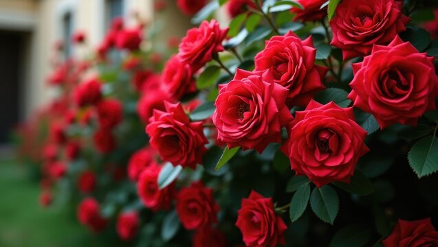 Scarlet Rambling Rose