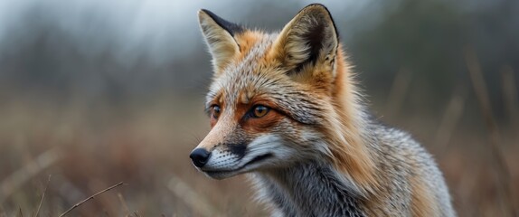 Fototapeta premium Silver Fox - Silver variant of Red Fox Cubs