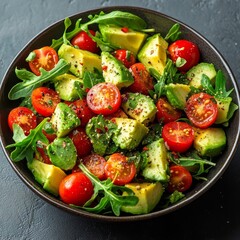 Avocado and Tomato Salad - A Healthy and Delicious Meal