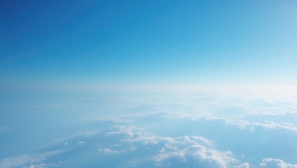 Sky free of clouds. Azure sky.