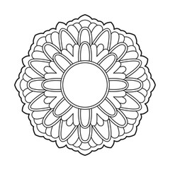 Timeless Echo Mandala Coloring Book Page