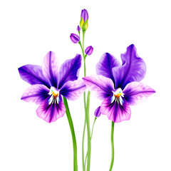 Obraz premium purple iris flower