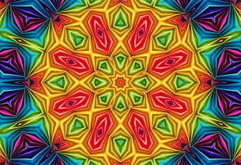 Bright background with abstract colorful pattern