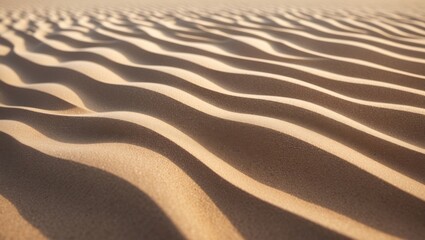 closeup of beach sand texture and pattern