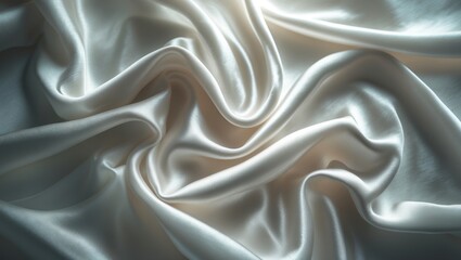 Obraz premium Closeup of textured silk fabric