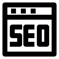 Fototapeta premium web and seo regular icon