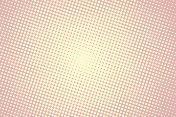 Pop art creative concept colorful comics book magazine cover. Polka dots colorful background. Cartoon halftone retro pattern. Abstract template design for poster, card, sale banner, empty bubble.