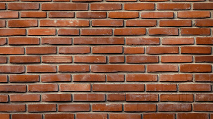 Obraz premium Smooth brown brick wall with a soft, natural look and subtle lighting effects. AI Generated Images