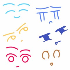 Expression chibi set