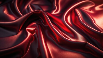 Sensuous Soft Red Satin