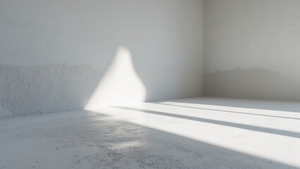 Wide surface of fine textured cement plaster in white. Rough concrete wall texture painted white. Large light abstract background.