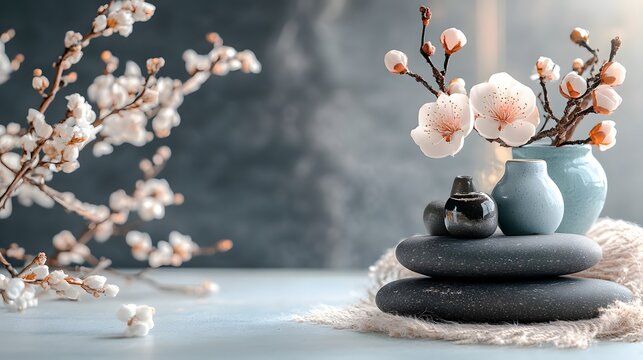 Background Closeup smooth pebbles