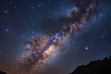 Fototapeta premium Stunning Splendor of the Milky Way Galaxy