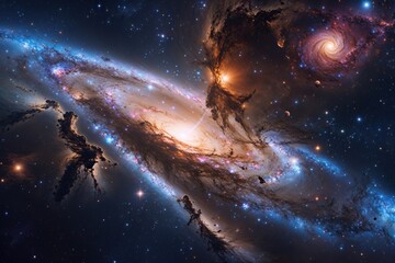 Discovering the Andromeda Galaxy's Hidden Wonders Vibrant Cosmos and Stunning Stars Unveiled