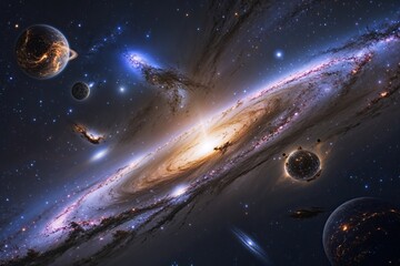 Discovering the Andromeda Galaxy Unveiling Secrets of the Universe and Deep Space Exploration