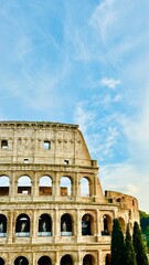 Naklejka premium Rome Coliseum Aesthetic Wallpaper