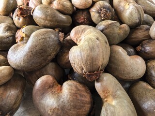 Cashew Nuts: Close-Up of Raw Cashews