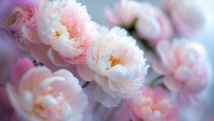 Obraz premium flower in soft pastel color with a blur effect