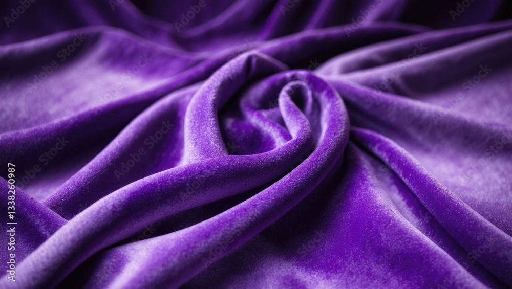 Poster bright violet soft velvet fabric texture serves as a background. empty smooth textile background of soft and plush material.