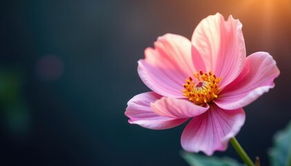 Obraz premium Large flower in high definition with shallow depth of field, abstract, petals, shallow depth of field