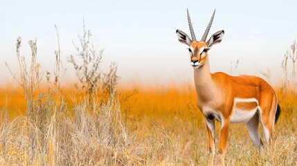 Antelope in savanna