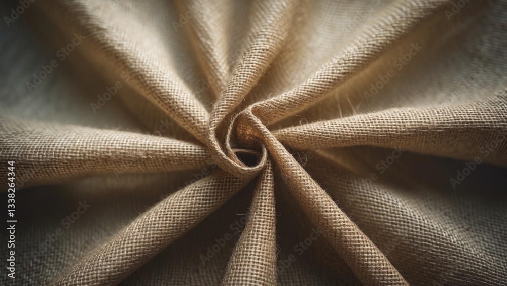 Poster burlap fabric texture
