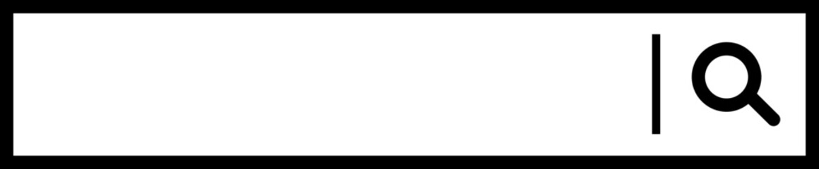 Obraz premium Search Bar Template icon, search experience concept. Magnifying Glass, searched navigator. icon of elements for design interface of website User Interface, Web, App, Software. Ready Search or mobile