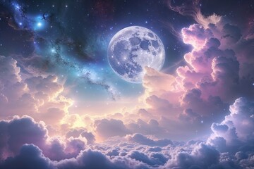 Captivating Celestial Backgrounds with Ethereal Designs for Magical Project Inspiration