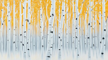 Autumn Aspen Grove