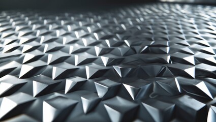 Obraz premium Metal floor plate featuring a diamond pattern texture backdrop.