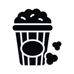 Look at this handy glyph style icon of popcorn bucket