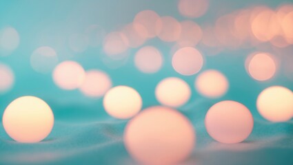 Soft focus light orbs in pastel shades featuring a gentle bokeh effect, perfect for tranquil backgrounds, serene environments, soothing wallpapers, or subtle cover images.