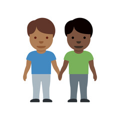 Two Men Holding Hands
