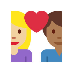 Fototapeta premium Couple with Heart 
