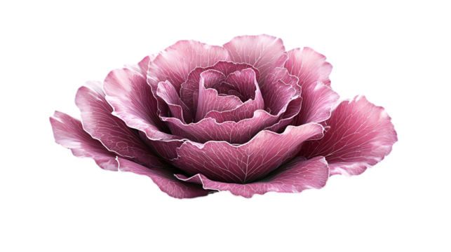 Single pink rose flower fully bloomed isolated on transparent background for floral romantic decoration icon