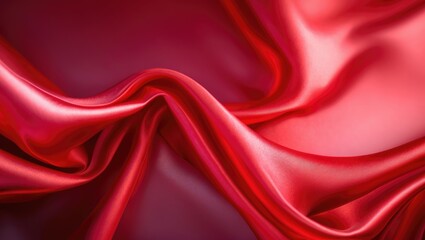 Obraz premium red silk or satin - abstract backdrop