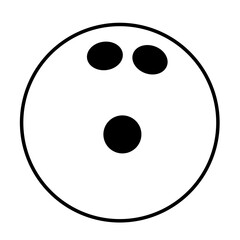 Fototapeta premium Bowling Ball Vector