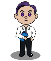 lawyer teacher boss teacher worker doctor master business man handsome men study boy vector graphic figure cartoon stock element