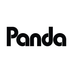 panda typography © UmmaMahmudaIslam