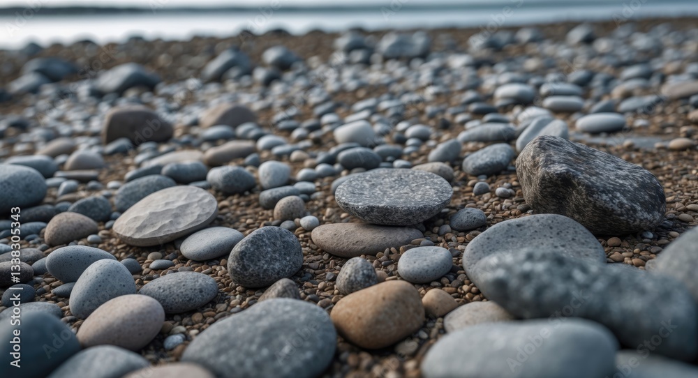 Poster river stones are boulders of generally irregular shape collected from rivers or mountains.