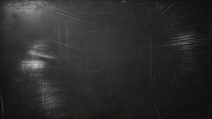 Old texture. Scratches and dust overlay. Grimy blackboard. Dark weathered abstract background with stained grain and copy space.