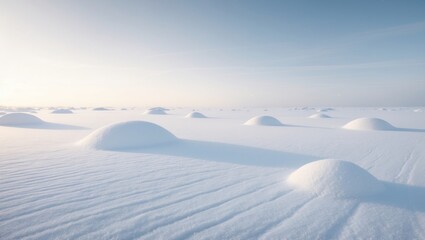 Obraz premium Fresh clean white snow background texture. Winter backdrop featuring snowflakes and snow mounds. Snow lumps. Seasonal landscape elements.